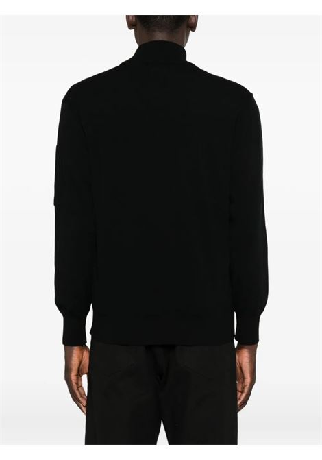 half zip sweater man black C.P. COMPANY | 19CMKN036A-005528A999